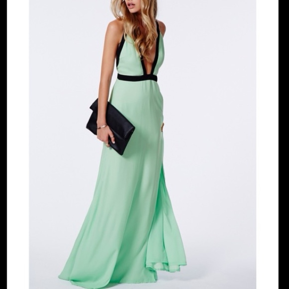 Missguided Green Gown